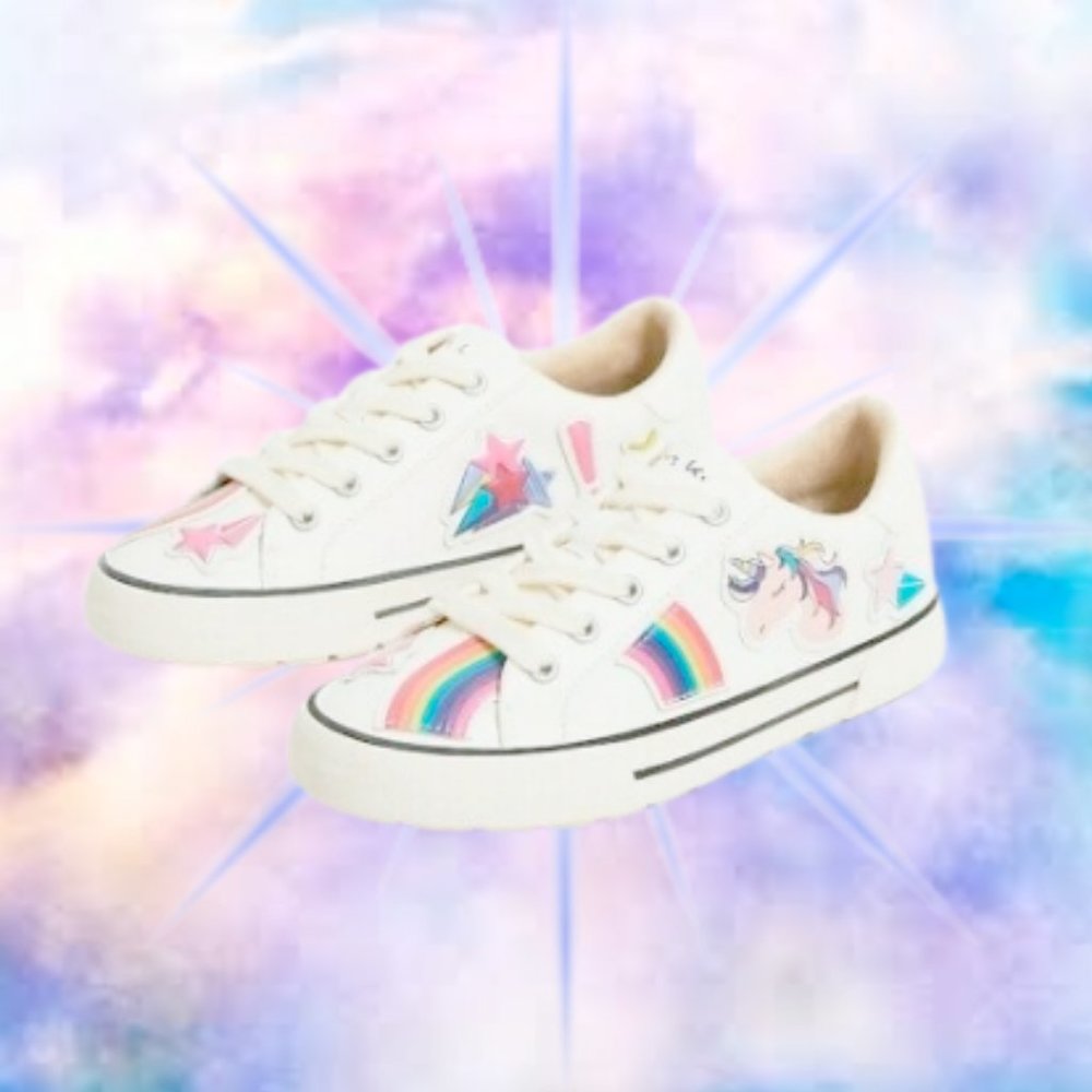 Zara 🦄 🌈 Rad Unicorn Rainbow Sneakers